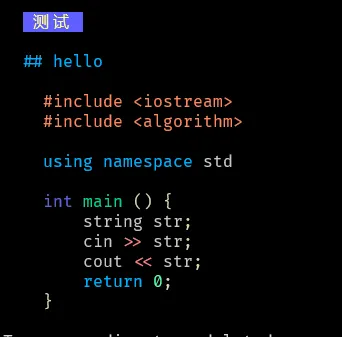MDView code block rendering